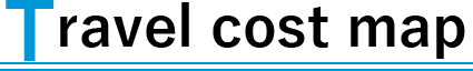 Travel cost map