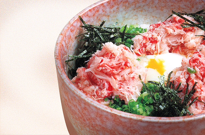 かにトロ丼(４食入)＋かにトロ・ えびトロしゅうまいセット